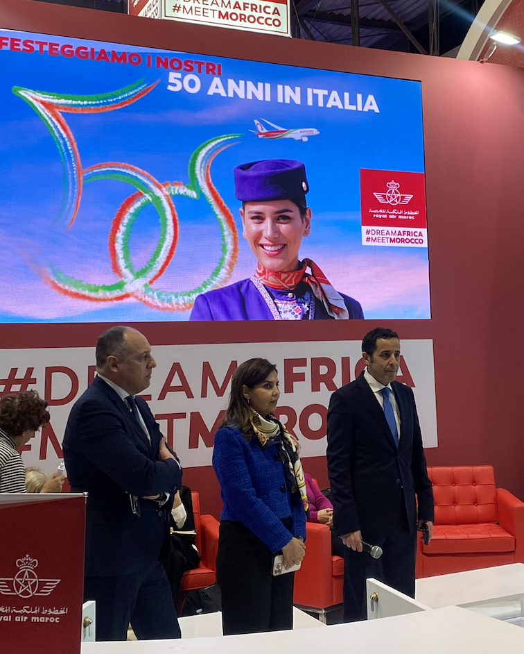 Immagine Royal Air Maroc festeggia 50 anni in Italia