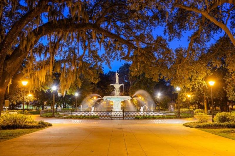 Immagine Le tre piazze più iconiche dell'Historic District di Savannah in Georgia