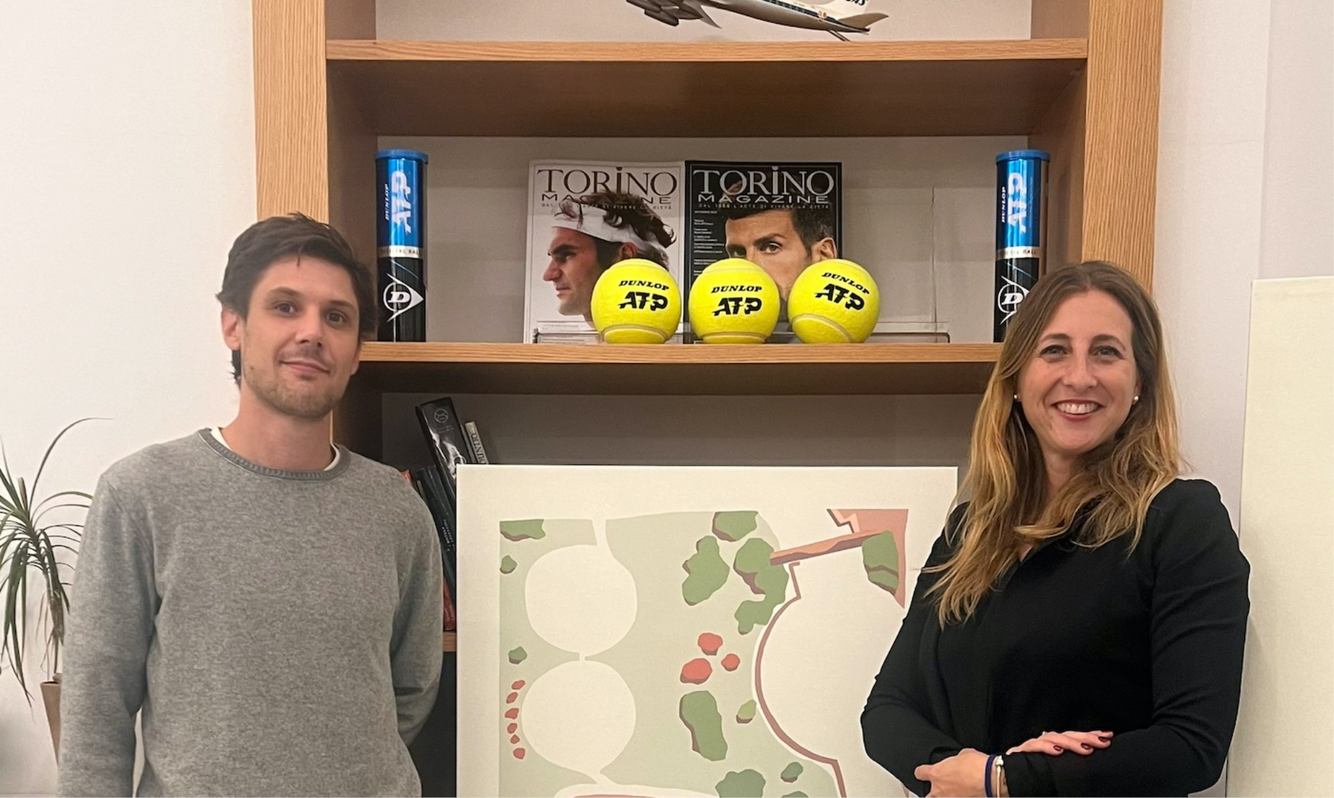 Immagine di sfondo della pagina Nitto ATP Finals 2024: Gattinoni inaugura la lounge a Torino