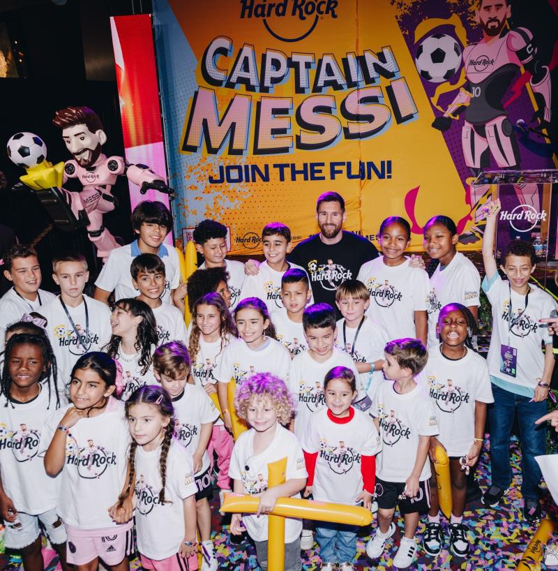 Immagine Hard Rock International e Lionel Messi lanciano Captain Messi