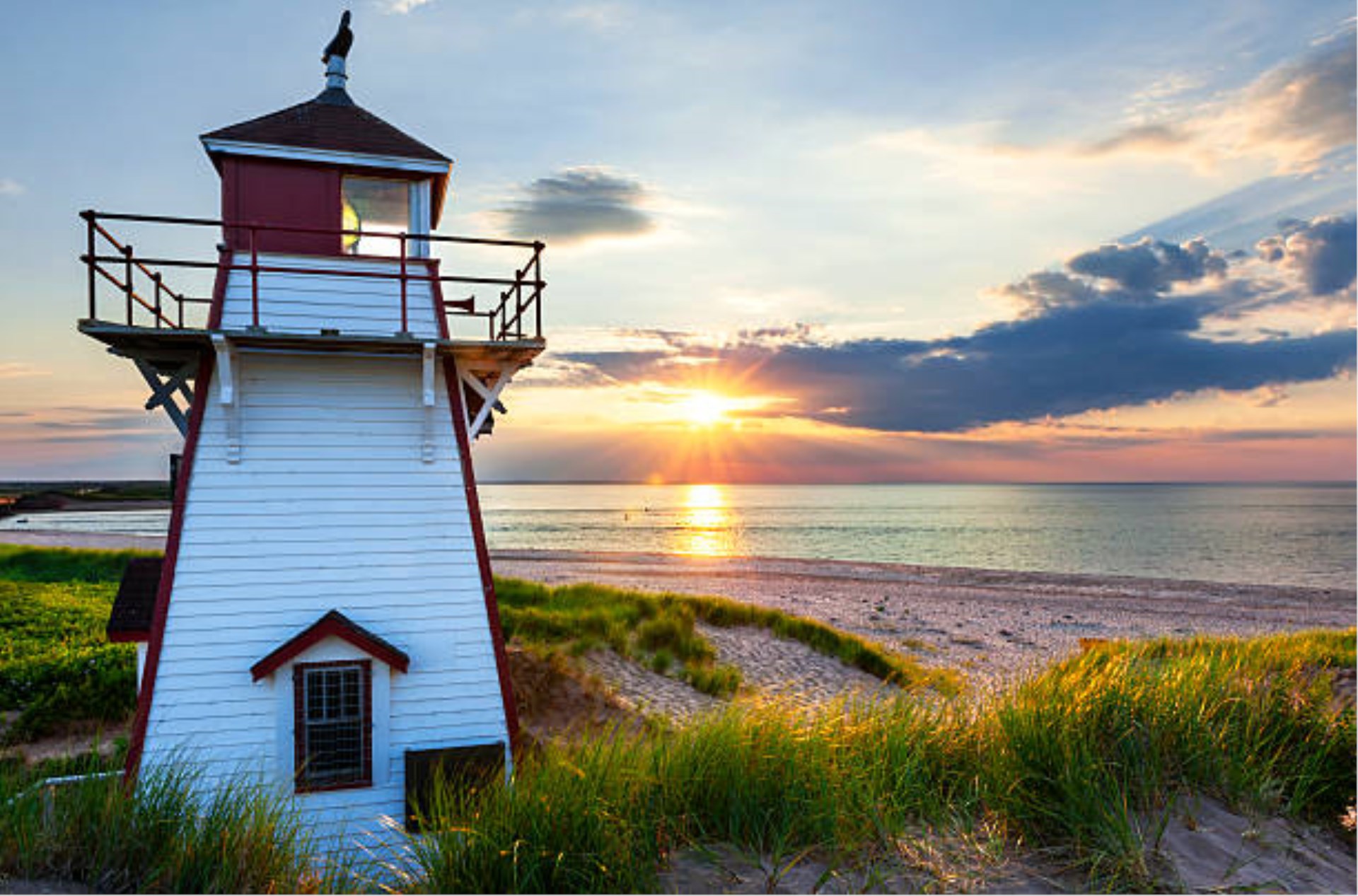 Immagine di sfondo della pagina Itinerario dei fari a Prince Edward Island in Canada