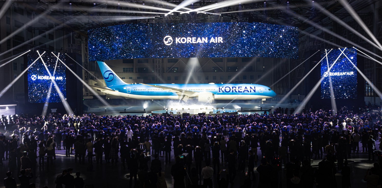 Immagine Korean Air rinnova la sua identità aziendale e presenta la nuova livrea