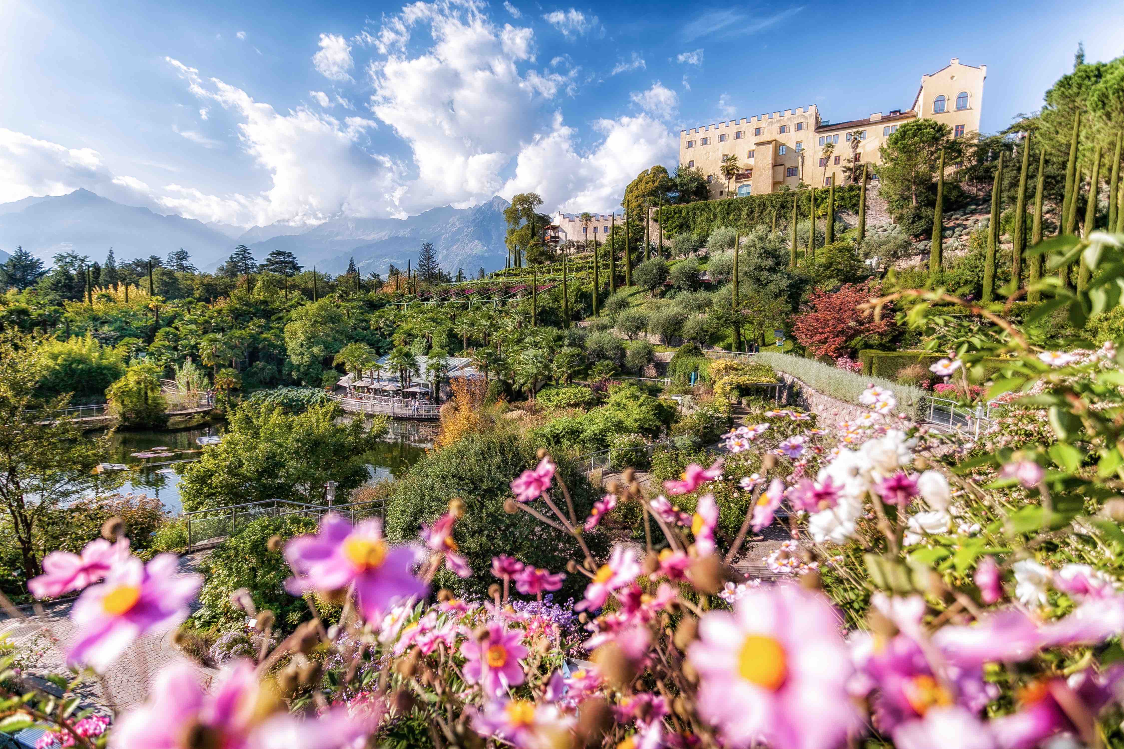 Immagine di sfondo della pagina Trauttmansdorff: i Giardini e il Touriseum