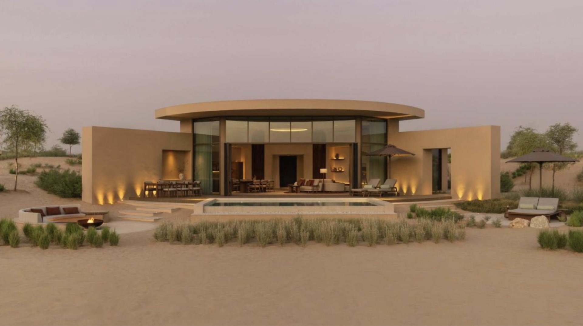 Immagine di sfondo della pagina Bab Al Shams svela le nuove Desert Pool Villas