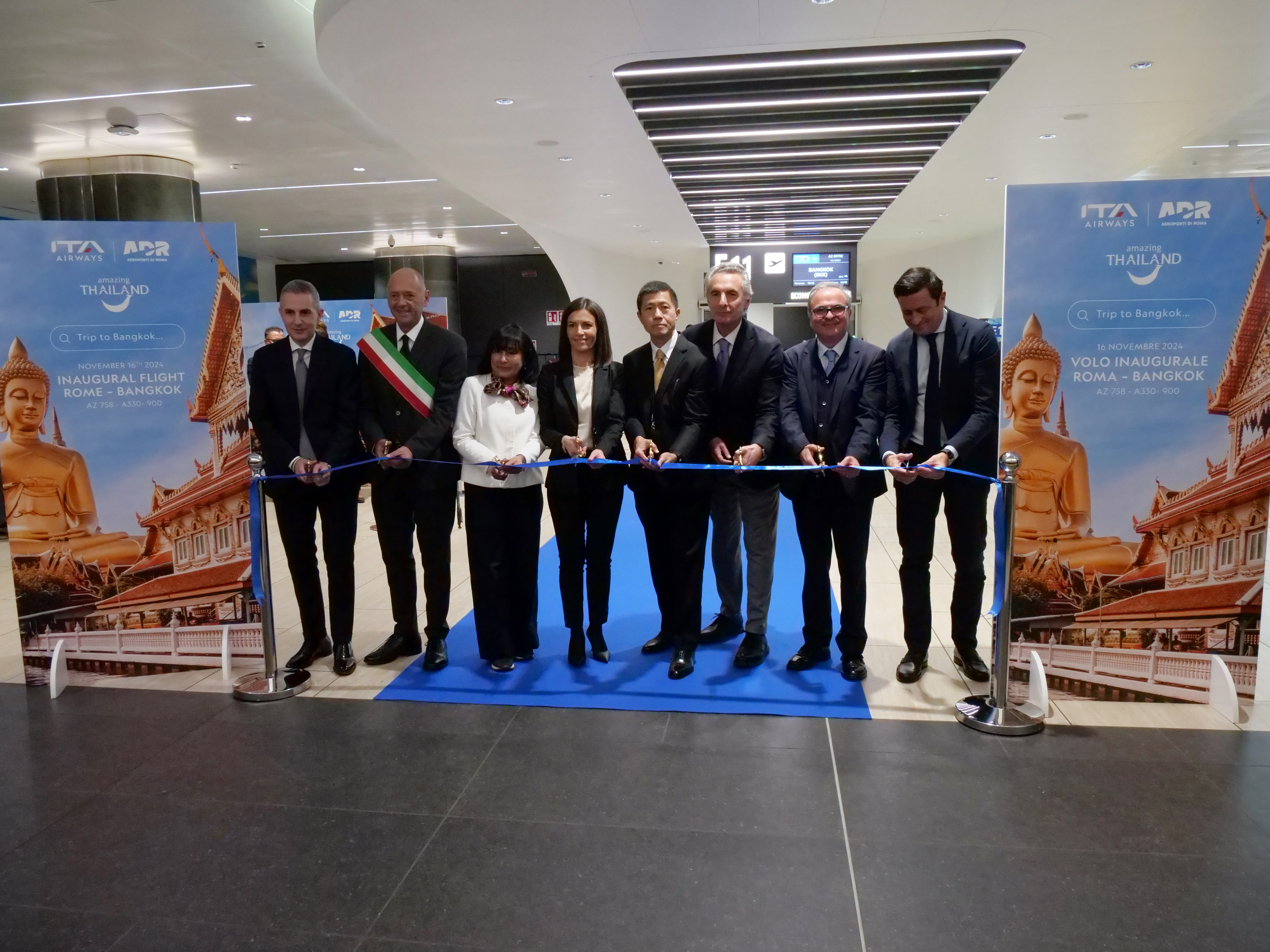 Immagine ITA Airways inaugura il volo diretto Roma-Bangkok